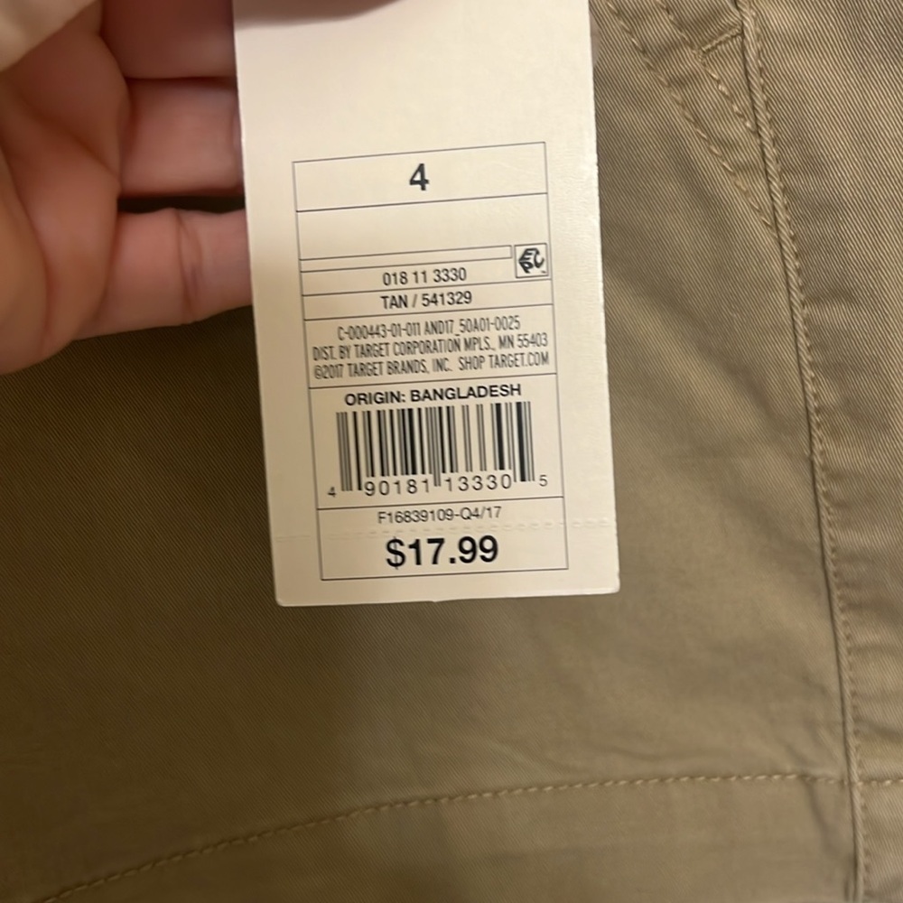 NWT A New Day Women’s Chino Shorts. 3” inseam. Size 4. - Picture 3 of 8